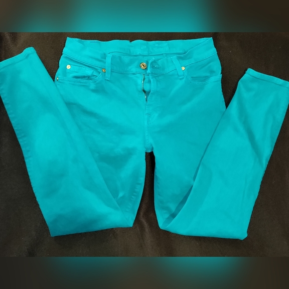 7 for all mankind the ankle skinny jeans size 31 - Picture 3 of 7